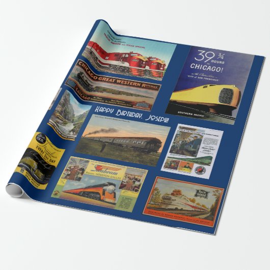  Adverteren pakpapier voor spoorwegen (Uitgerold)