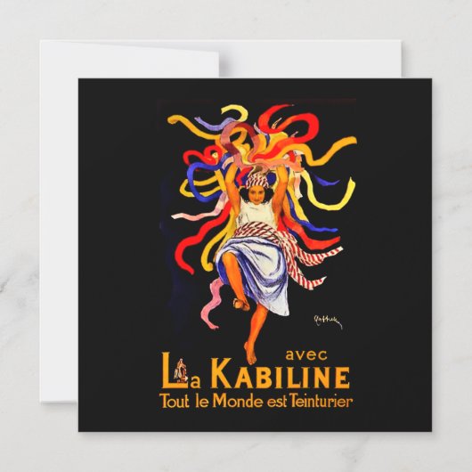 Adverteren Poster Leonetto Cappiello La Kabiline Magnetische Uitnodiging (Voorkant)