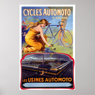 Adverteren Poster van de AutoCycli 1914 