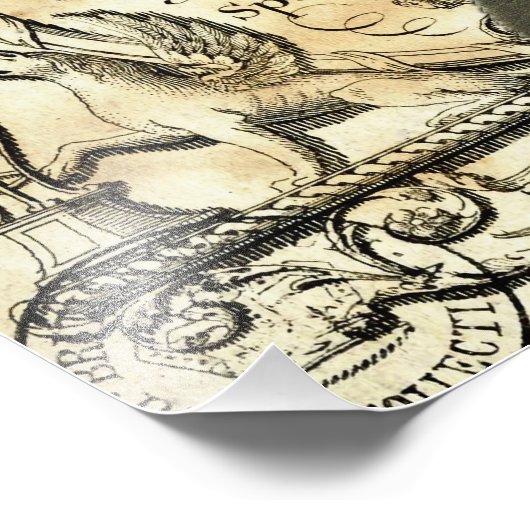 adverteren poster van een handelaar (Hoek)