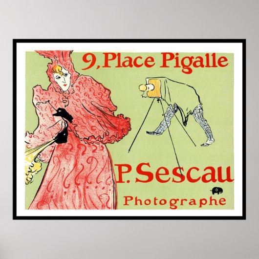 Adverteren Poster van Toulouse-Lautrec (Voorkant)