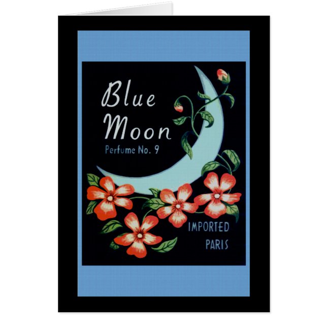  Adverteren Poster voor blauwe maan (Voorkant)