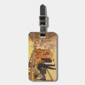  Adverteren Poster voor de metro van Londen Bagagelabel (Voorkant verticaal)