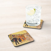  Adverteren Poster voor de metro van Londen Bier Onderzetter (Rechterzijde)