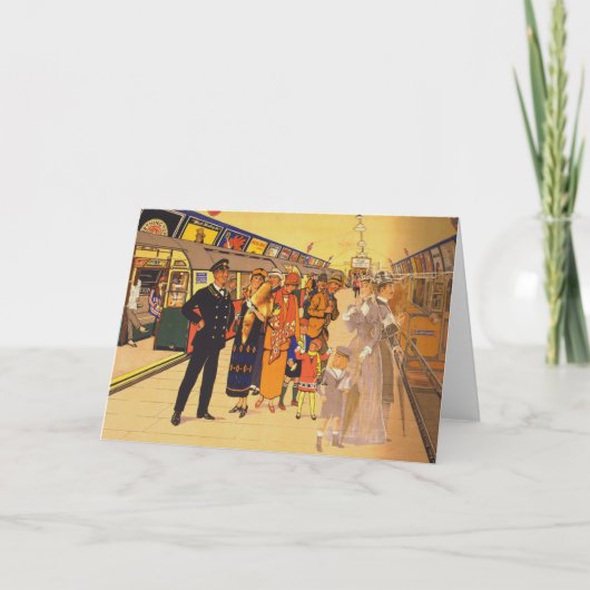  Adverteren Poster voor de metro van Londen Kaart (Voorkant)