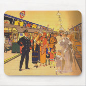 Adverteren Poster voor de metro van Londen Muismat (Voorkant)