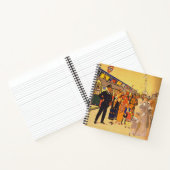  Adverteren Poster voor de metro van Londen Notitieboek (Binnen)