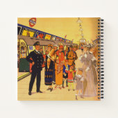  Adverteren Poster voor de metro van Londen Notitieboek (Achterkant)