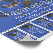 Adverteren promotiepad voor Poster (Hoek)