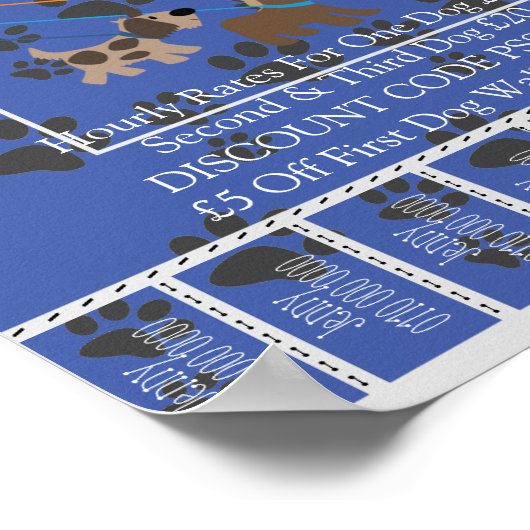 Adverteren promotiepad voor Poster (Hoek)