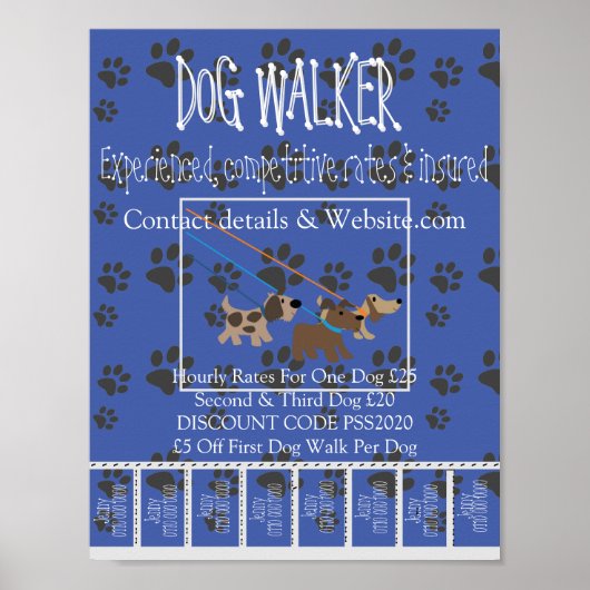 Adverteren promotiepad voor Poster (Voorkant)