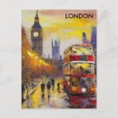 Adverteren reisgids naar Londen Engeland Briefkaart (Voorkant)