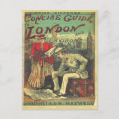 Adverteren reisgids naar Londen Engeland Briefkaart (Voorkant)