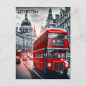  Adverteren reisgids naar Londen Engeland Briefkaart (Voorkant)