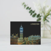  Adverteren reisgids naar Londen Engeland Briefkaart (Staand voorkant)