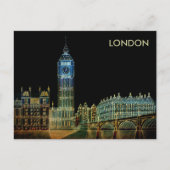  Adverteren reisgids naar Londen Engeland Briefkaart (Voorkant)