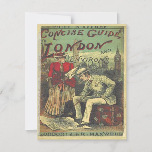  Adverteren reisgids naar Londen Engeland Kaart (Voorkant)