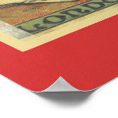  Adverteren reisgids naar Londen Engeland Poster (Hoek)