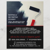 Adverteren rode verf, verf en decorator flyer (Voorkant)