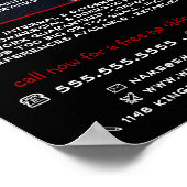 Adverteren rode verf, verf en decorator poster (Hoek)