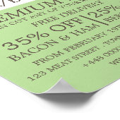 Adverteren schapen, boeren en slagers poster (Hoek)