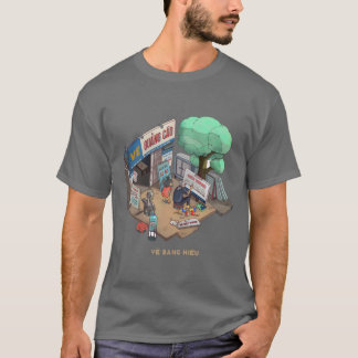 Adverteren Store Busy Saigon Vietnam Street Life T-shirt