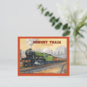  adverteren, trein Hornby, miniatuursets Briefkaart (Staand voorkant)