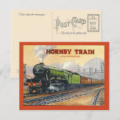  adverteren, trein Hornby, miniatuursets Briefkaart (Voorkant / Achterkant)