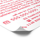 Adverteren verf-roller, verf- en decorator poster (Hoek)