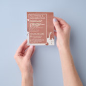 Adverteren verfbeklede wand, schilder en decorator flyer (Hand)