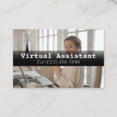 Adverteren Virtual Assistant Gig Visitekaartje (Voorkant)