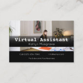 Adverteren Virtual Assistant Gig Visitekaartje (Achterkant)