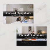 Adverteren Virtual Assistant Gig Visitekaartje (Voorkant / Achterkant)