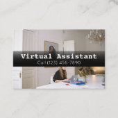 Adverteren Virtual Assistant Gig Visitekaartje (Voorkant)