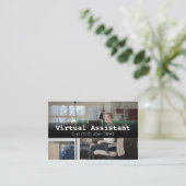 Adverteren Virtual Assistant Gig Visitekaartje (Staand voorkant)