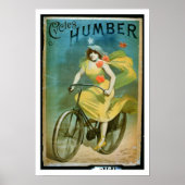 Adverteren voor 'Humber Cycles' (kleurenlitho) Poster (Voorkant)