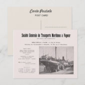 Advertisatie  Algerije Shipping Company Briefkaart (Voorkant / Achterkant)