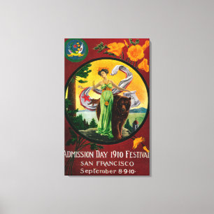 Advertisatie op de dag van toelating, Staatsfestiv Canvas Afdruk