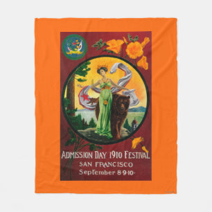 Advertisatie op de dag van toelating, Staatsfestiv Fleece Deken