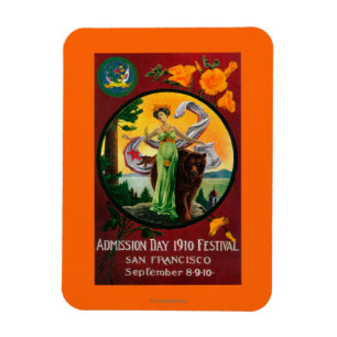 Advertisatie op de dag van toelating, Staatsfestiv Magneet