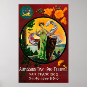 Advertisatie op de dag van toelating, Staatsfestiv Poster