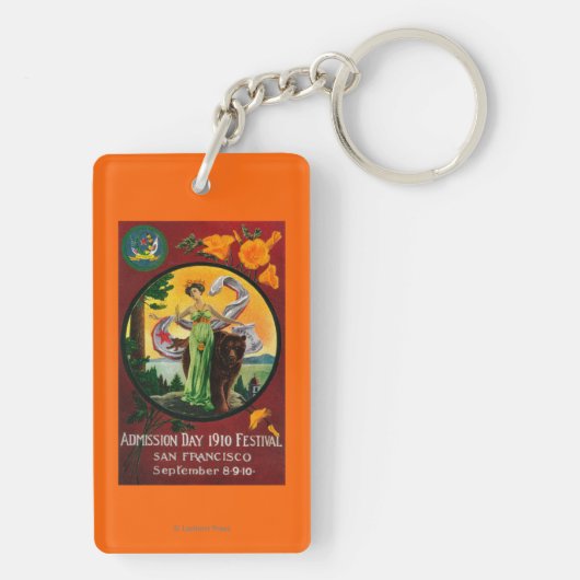 Advertisatie op de dag van toelating, Staatsfestiv Sleutelhanger (achterkant)