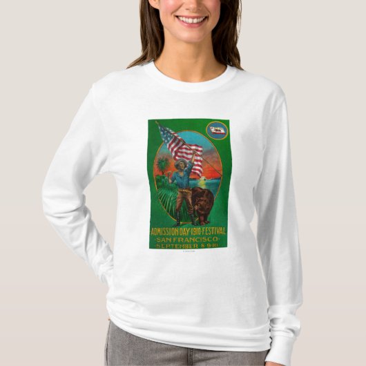 Advertisatie op de dag van toelating, Staatsfestiv T-shirt (Voorkant)