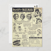 Advertisatie  postbestelling briefkaart (Voorkant / Achterkant)