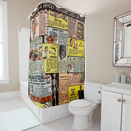 Advertisatie  postorder douchegordijn (In situ)