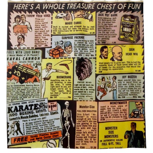 Advertisatie  postorder douchegordijn (Voorkant)