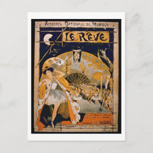 Advertisatie voor de muzikale 'De droom', op de Briefkaart