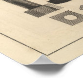 Advertisement bij het meer Superior Iowa en Minnes Poster (Hoek)