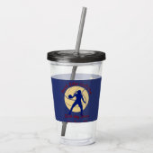 Advertisement Blue Gold Golf Club Acryl Drinkbeker (Achterkant)