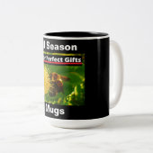 Advertisement Bumblebee Nectar All Season Tweekleurige Koffiemok (Voorkant rechts)